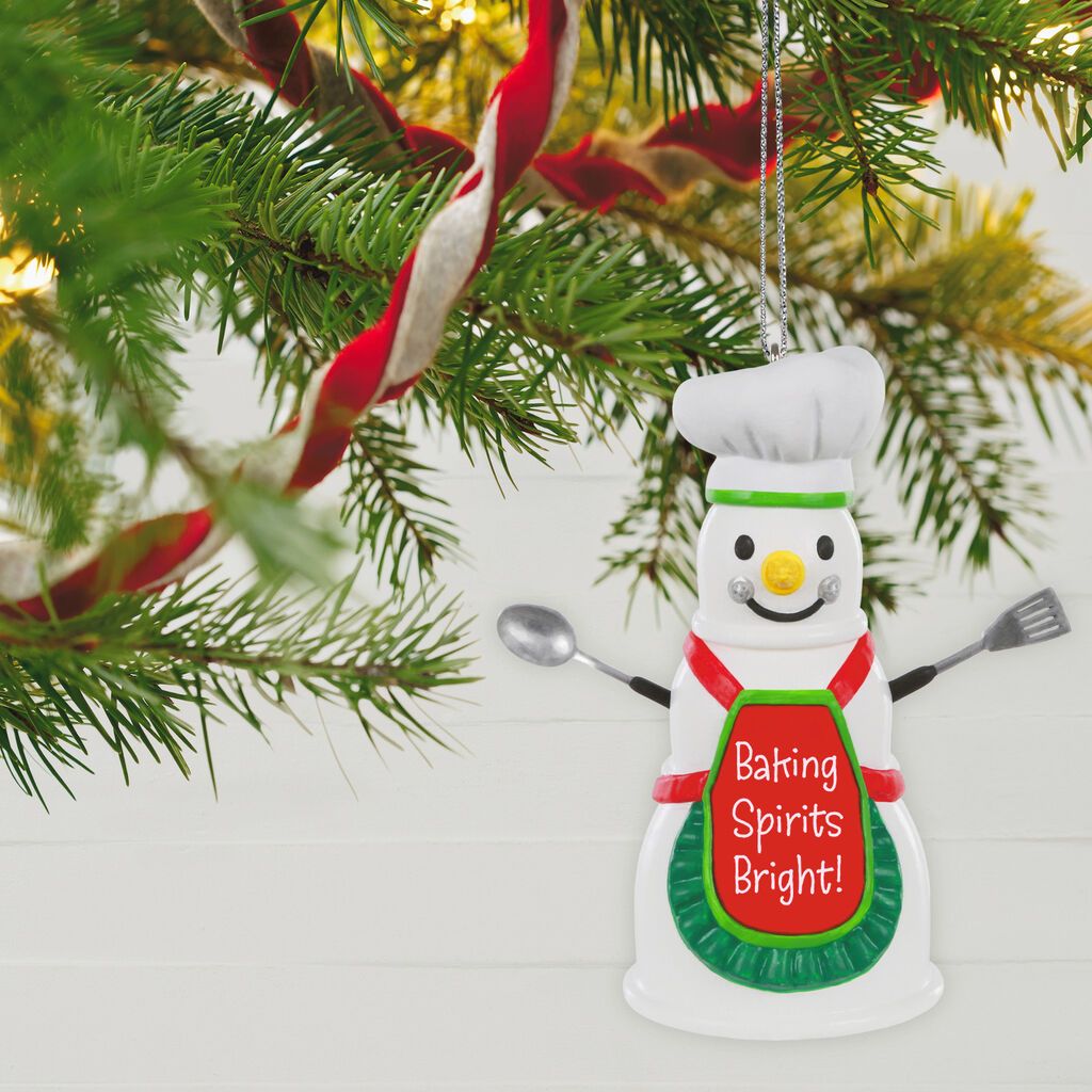 Baking Spirits Bright Snowman Ornament 