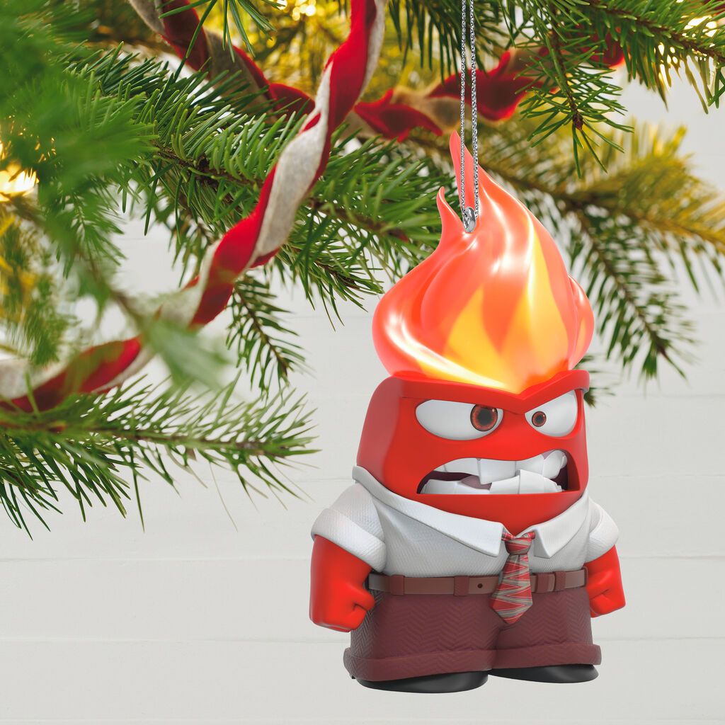 Hallmark Keepsake Christmas Ornament 2020 Disney/Pixar Inside Out Anger Light-Up